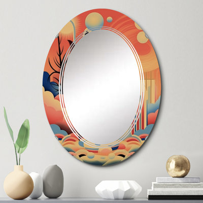 Palk - Miroir mural moderne ovale