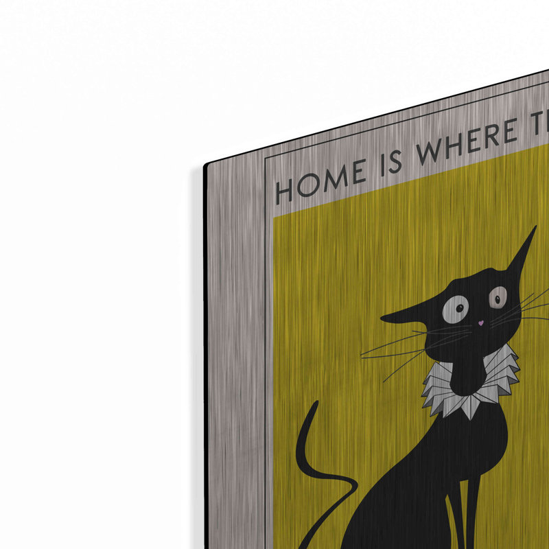 «Home Is Where The Cat Is» par Ayse, H 24 po x l 16 po