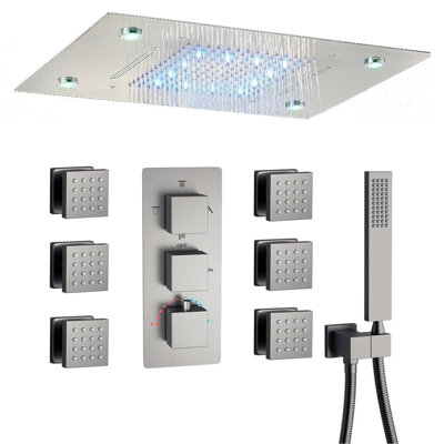 Thermostatic All-In-One Kit with Rough in-Valve