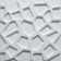 Falkirk Ross 19.7" x 19.7" 3D Wall Panel in White