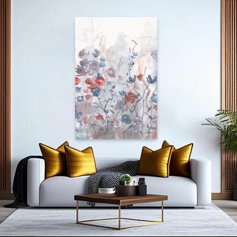 Keep Growing Flower Art, 60" H x 40" W