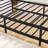 Metal Daybed Frame Twin Size Platform with trundle