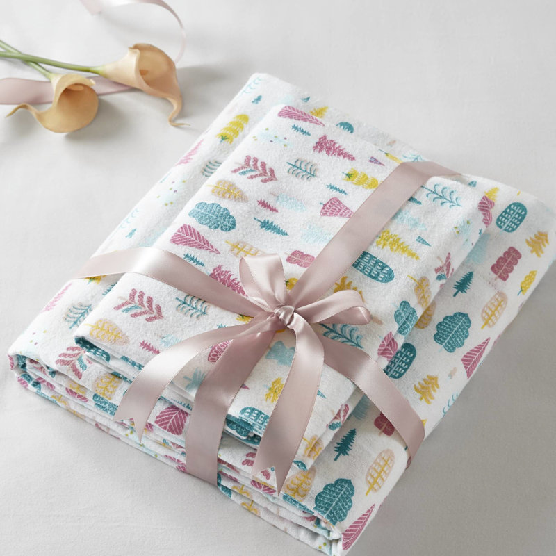 Drap en flanelle pour lit simple TG