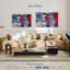 Avery, rouge, bleu, gris et abstrait-108123622