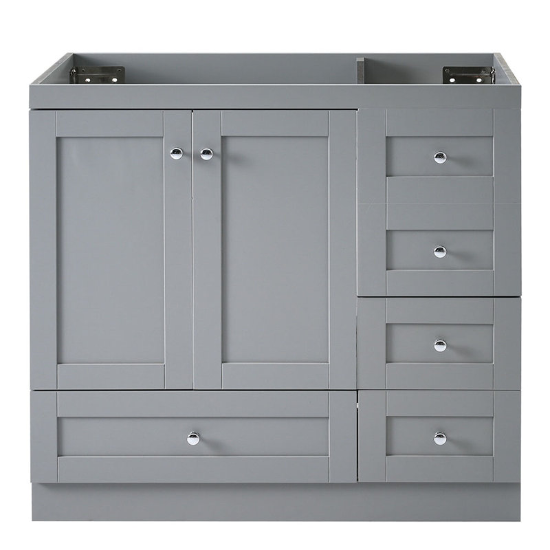 Base de meuble-lavabo simple Eman 35,01 seulement, Gris