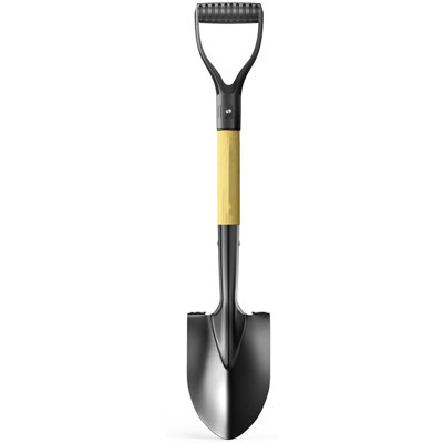 Mini Shovel 28" With D Handle For Gardening, Beach, Snow, Camping