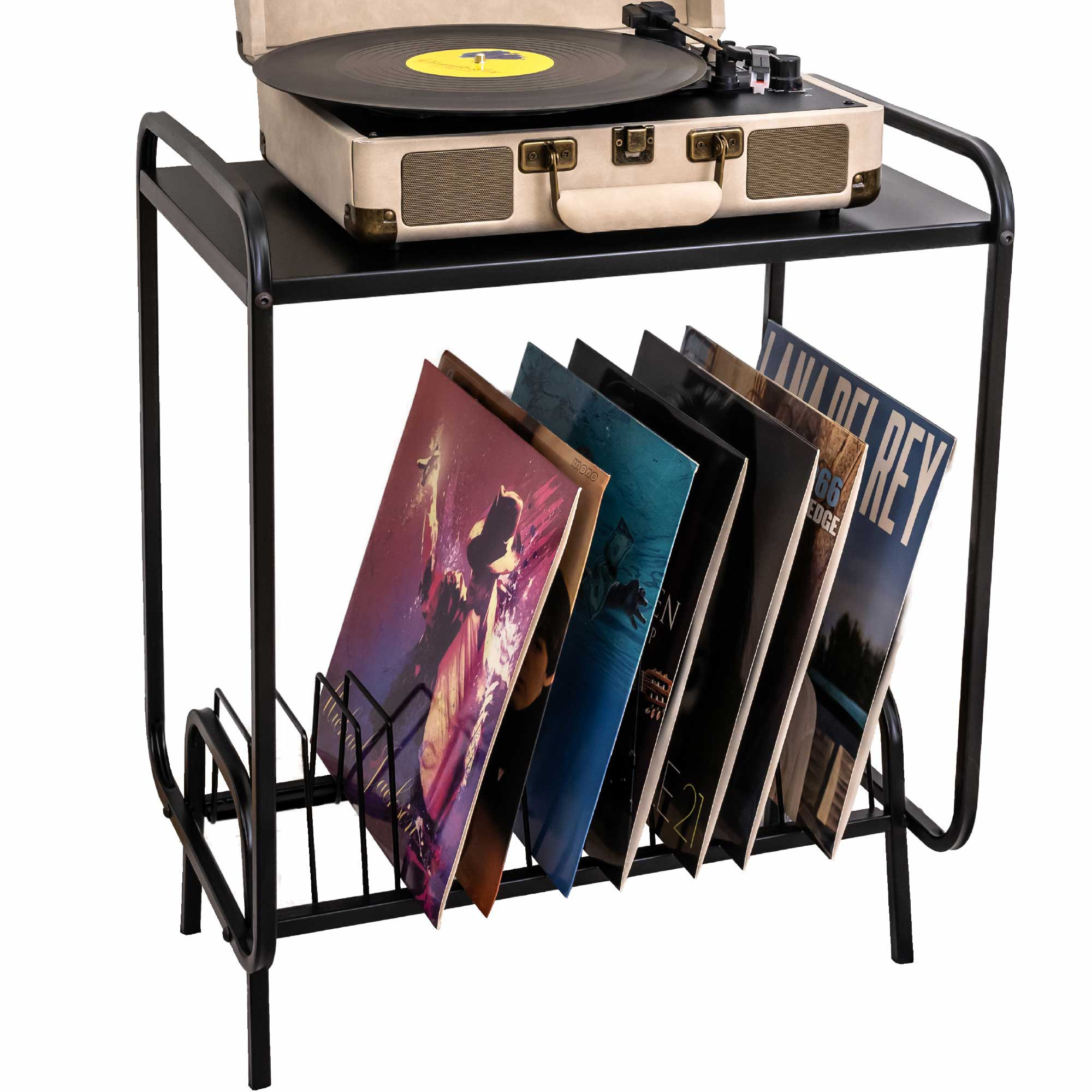 Amazon record player stand vinyl record stand with 4tier vinyl