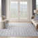 Pymble Geometric Machine Washable Area Rug in Ivory/Grey
