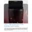 Black Dual Flush Silent Anti-Odour Toilet  (Seat Included)
