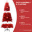 Arbre de Noël avec 1066 pointes, branches articulées et support en métal stable pour une installation facile-1755841974