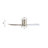  48'' Flush Mount Ceiling Fan with Light 4 Two-color Blades, Dimmable, 6-Speed Reversible DC Motor Ceiling Fan Remote, Sand Nickel and Silver -1924749195-1924749194