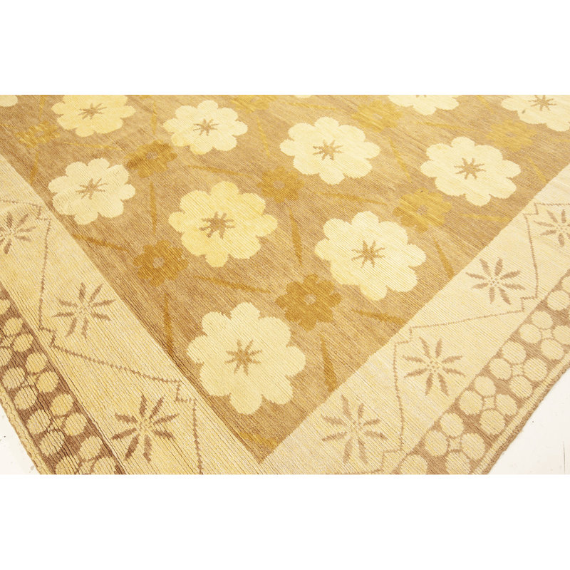 Tapis transitionnel moderne d'inspiration classique 9 pi 2 po x 11 pi 8 po