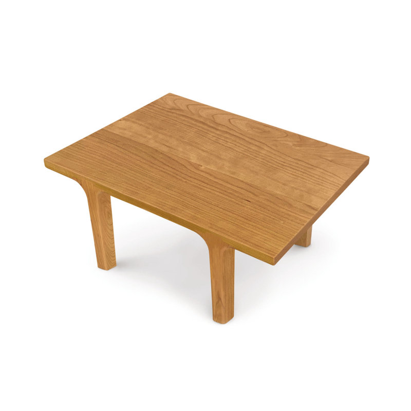 Sierra Solid Wood End Table, Natural Cherry, 24" D x 24" W x 14" H