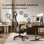 Chaise de bureau ergonomique en filet, chaise de bureau réglable avec appui-tête en 2 dimensions et accoudoirs 3D, chaise de bureau à domicile avec support lombaire, fonction d'inclinaison, noir-1442288885-1441216513