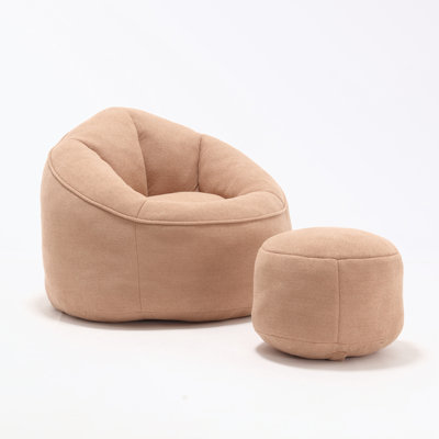 Eryn Barrel Chair with Ottoman