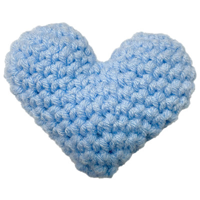 Pocket Crocheted Heart Small Gift