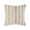Burrows 18" Natural Jute Blend Throw Pillow, Ivory