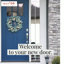 Heurtoir de porte lettre monogramme-15229968-15229953