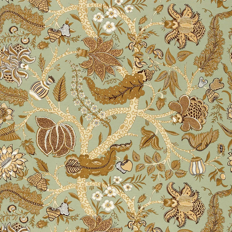 Jaipur Tree Fabric, Robin's Egg