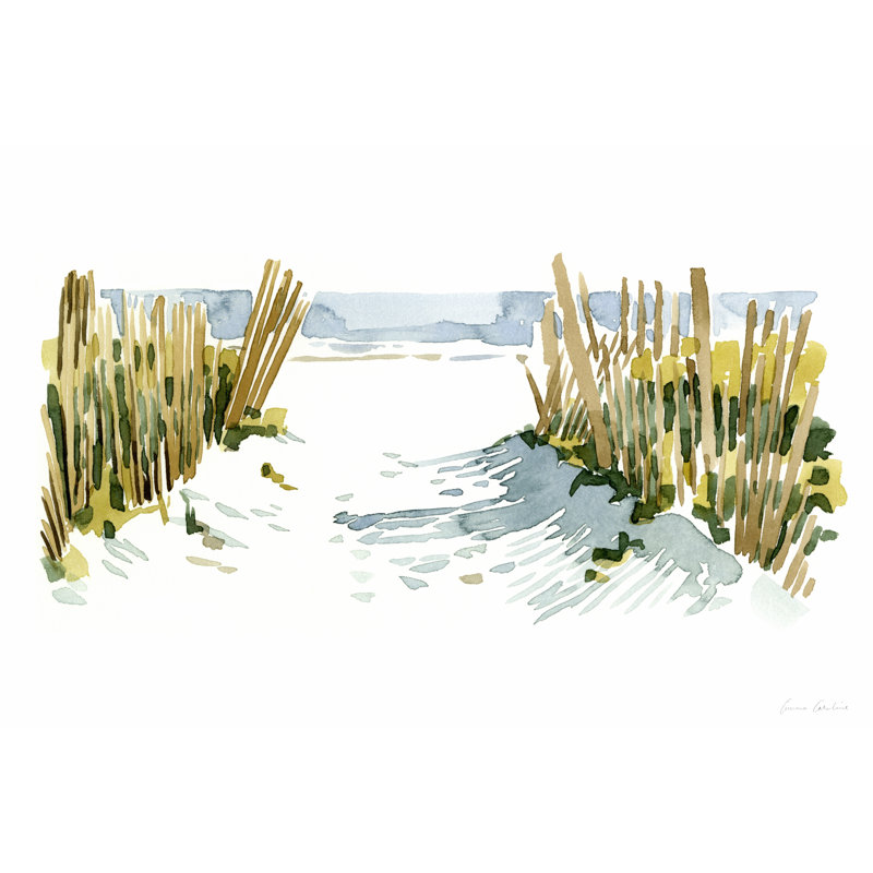 Beach Impressions II by Emma Caroline - Painting on Canvas, Wrapped Canvas, 61cm H x 91cm W