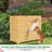 Raised Bed Garden Cabinet With Extra Storage Compartments, Wooden Planter Box, Large Planter Stand Box-1105188662