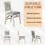 Chaises de salle à manger Waco avec siège en similicuir, dossier 3-X, ensemble de 2, finition bois de lin blanc-1176649287