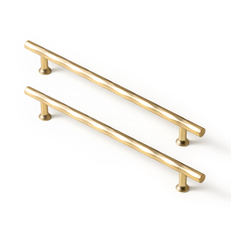 Poignée de meuble moderne en forme de diamant, 7 3/5", Bronze champagne