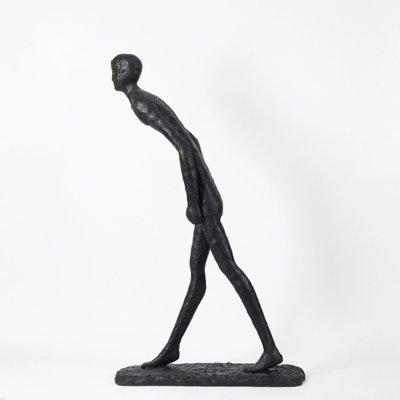 Abstract Human Figure Fiberglass Sculpture Ornament
