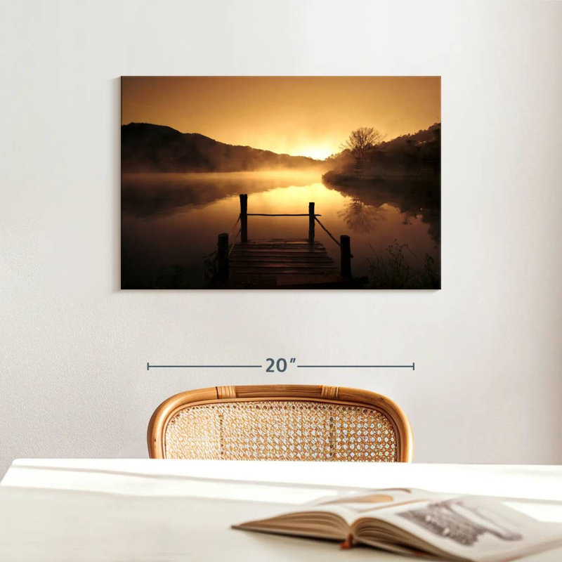 Alvord Misty Dock, 16" H x 24" W