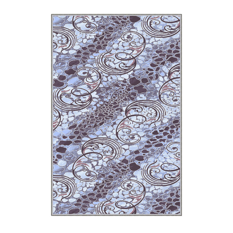 Antibacterial Hall Carpet, 3D Digital Printed, 3.3 x 4.9 ft | 100% Polyester, 0.3 in Pile Height, Non-Slip Underside, Machine Washable, Durable & Easy Care | Perfect for Living Room, Entryway & Home Décor