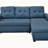 Convertible L-Shaped Sectional Sleeper Sofa Bed-928520532