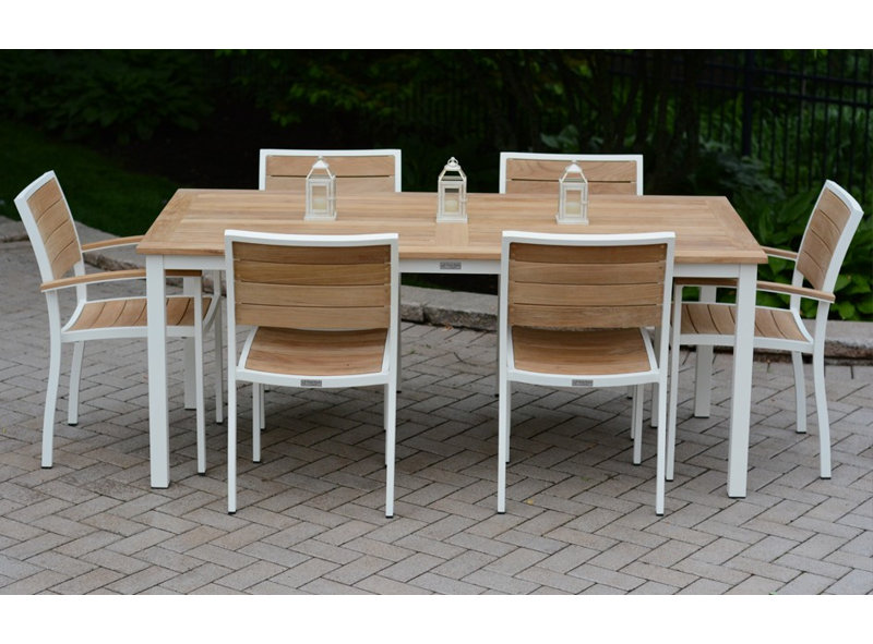 Soho Outdoor 5 - Piece Dining Set, White