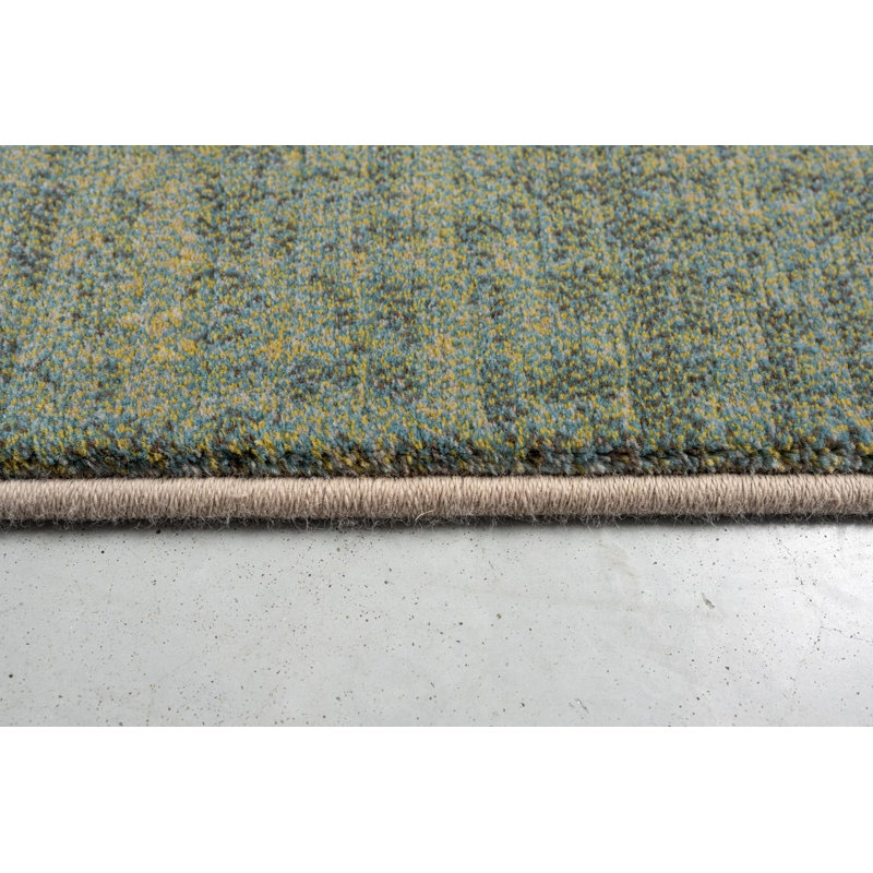 Galleria Power Loom Polypropylene Rug , Green, Rectangle 120 x 170 cm