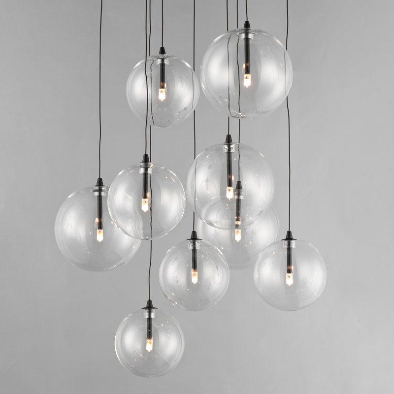 Global-Multi-Light Pendant, Black