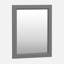  Miroir 24 po gris