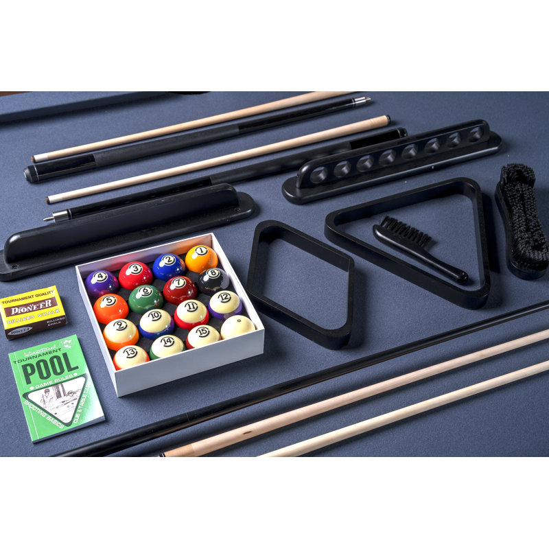 Paula Parsons Pool Table With White Glove Installation Included, 32.5" H x 102" L x 57" W