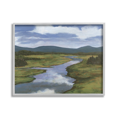 Rivière avec reflet nuage