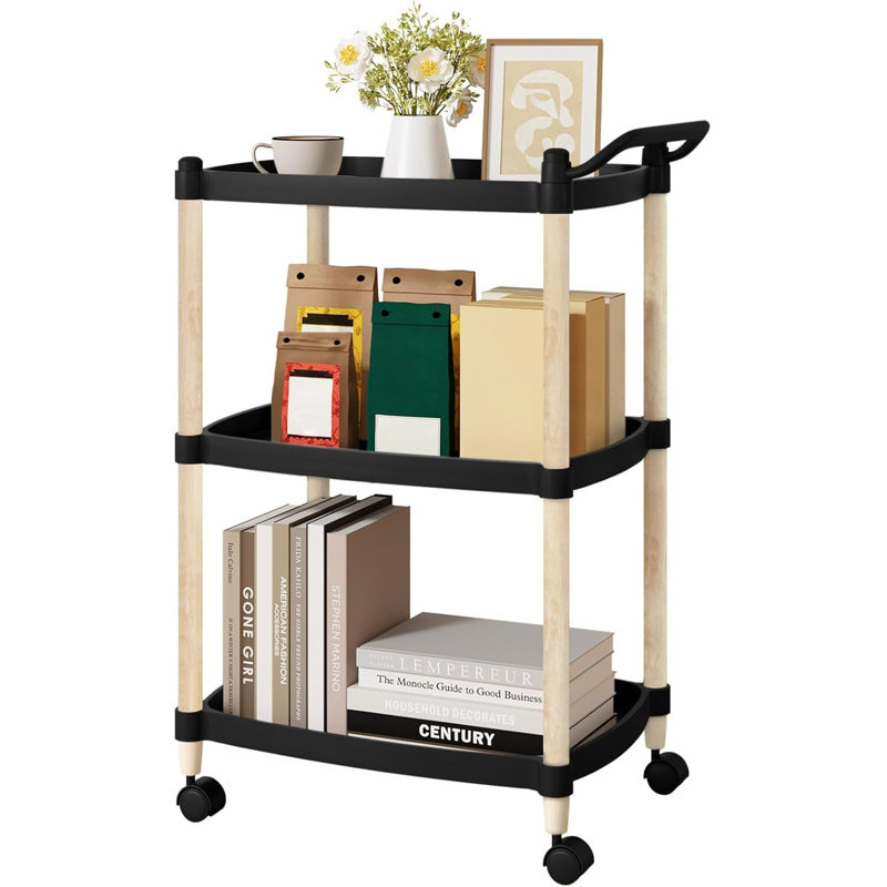 Glormarie Wood Bar Cart