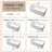 Pensen 59'' Freestanding Tub Solid Surface Freestanding Soaking Bathtub