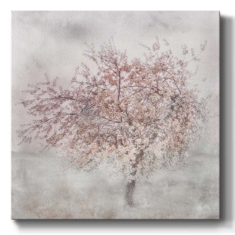 Charmant rose II - Toile tendue avec châssis, H 8 po x l 8 po