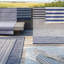 Rugby Stripe Denim Handwoven Indoor/Outdoor Rug-30602137