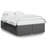 Ebern Designs Bed Frame Without Mattress Dark Gray Twin XL Fabric-983510911-983510882