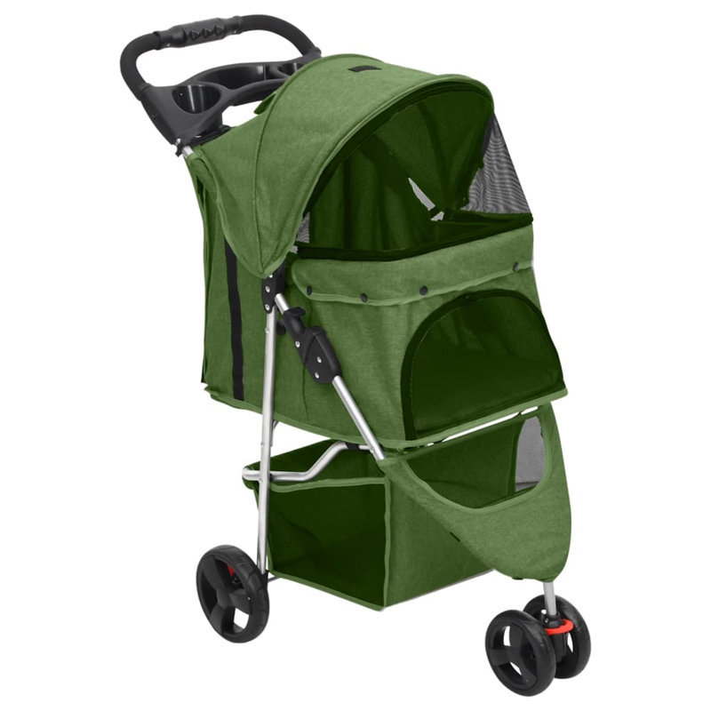 Dellbrook Collapsible Vehicle Travel Carrier with 1 Door, Green