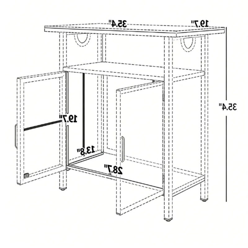Table de bar d'extérieur gris chiné avec meuble de rangement intégré, meuble de rangement en polyéthylène rotin résistant aux intempéries pour piscine
