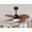 33-Inch Ceiling Fan with Light, 4 Solid Wood Blades, DC Motor, APP & Remote Control, Dimmable Full-Spectrum LED, Reversible Airflow, for 15x15 ft Living Room Bedroom, Works on Sloped Ceilings (less than 15 degrees)