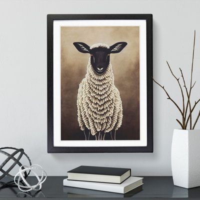 View Of A Sheep - Single Picture Frame Print