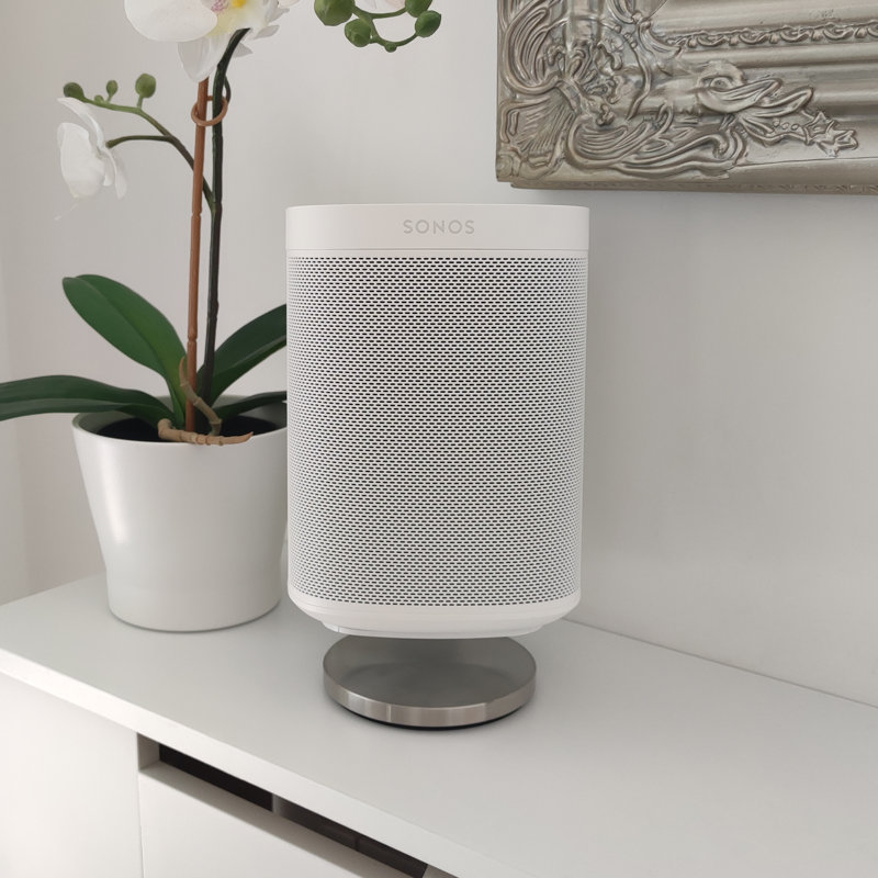 Fixed Height Sonos Speaker Stand, White