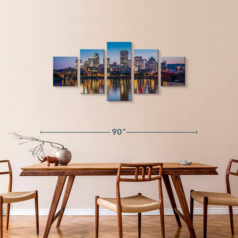 Montreal, 34" H x 74" W