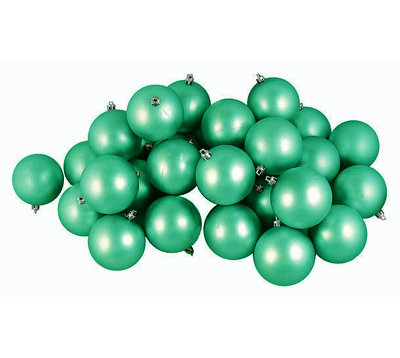 32ct Raspberry Shatterproof 4-Finish Christmas Ball Ornaments