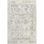 Tapis de couloir à motif de médaillon pour le salon, la chambre à coucher, la salle à manger, le vestibule, le couloir ou la cuisine Almirka, ivoire / gris